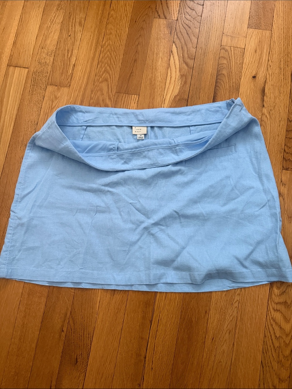Soft Light Blue Mini Skirt - A New Day